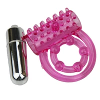 Lasting Vibrators Rings Double CockRing Delay Premature Ejaculation Penis Ball Loop 2Locked Sex Toys Product for Men - Image 5