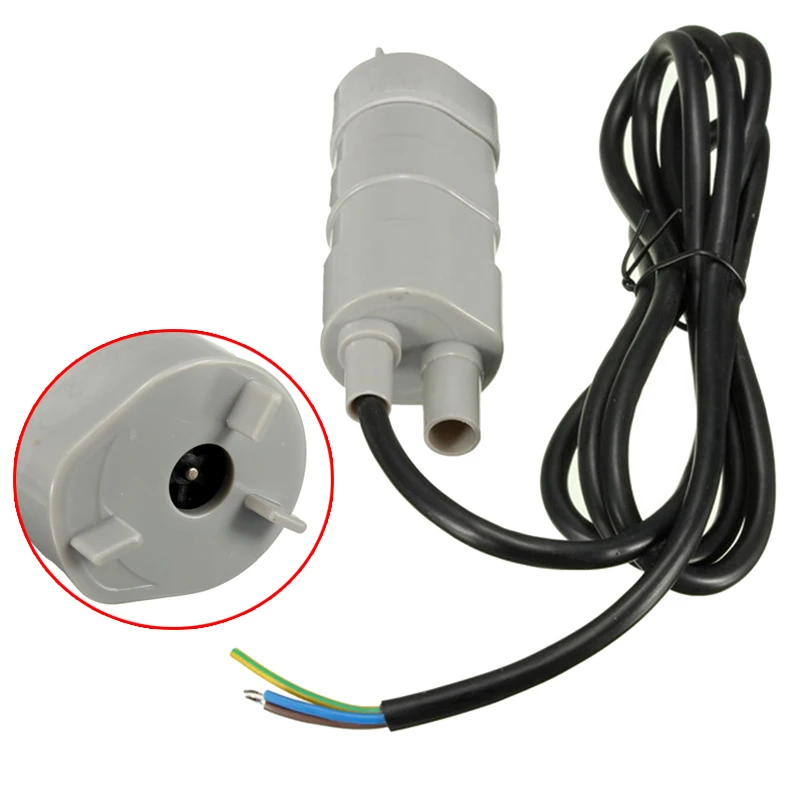 

Best Promotion Salable 12V DC 1.2A 5M 14L/Min 840L/H 6-15V For solar Aquarium Three Core Micro Submersible Motor Water Pump