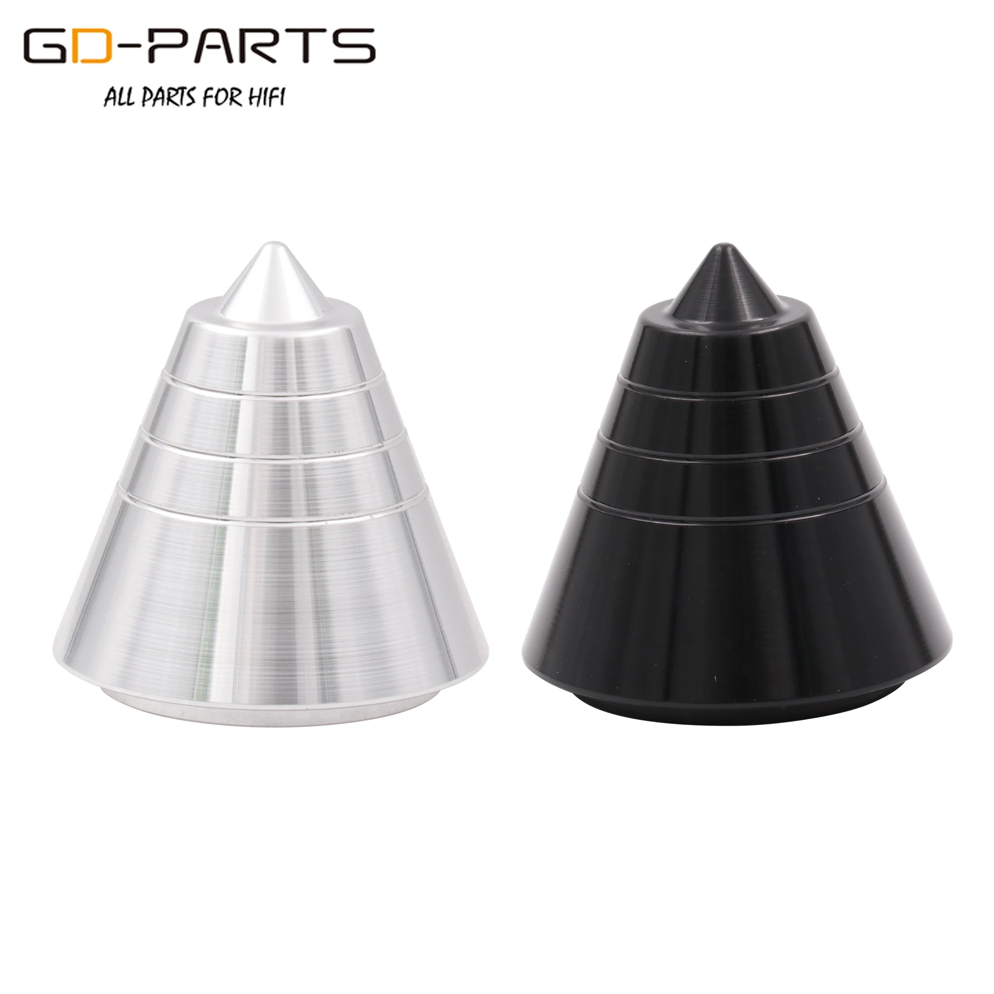 

Machined Solid Aluminum Isolation Spike Cone Feet Stand Damper For Hifi Turntable Speaker AMP 30x31mm 39x31mm 44x31mm M6 M8 Bolt