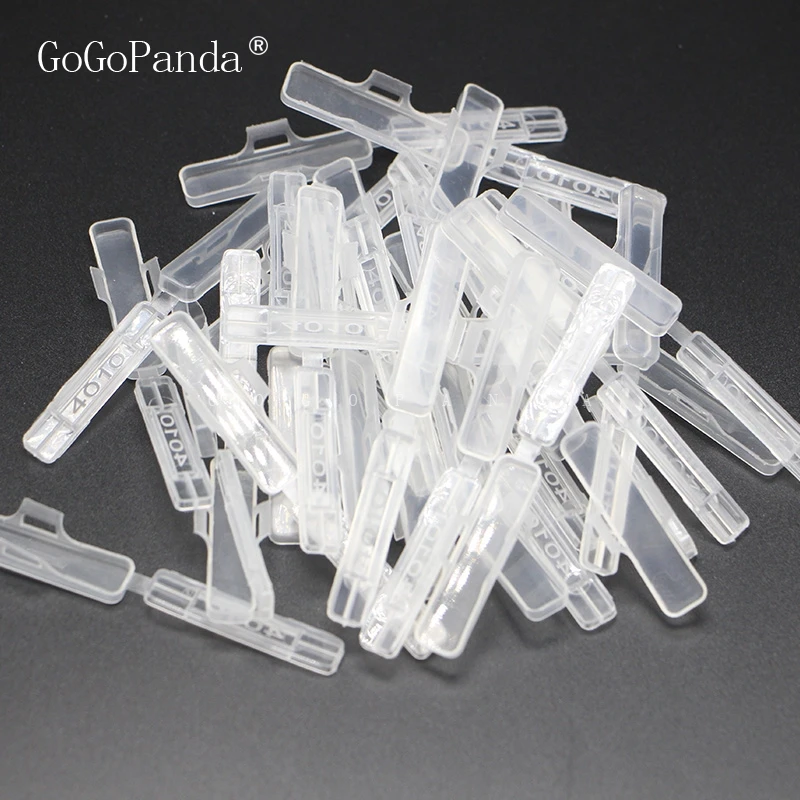 New 100PCS Cable Marker Environmental Flame Retardant Plastic Waterproof Transparent Cable Tie White 3010/3020/4010/4020