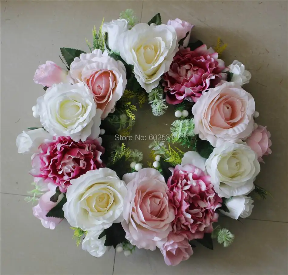 SPR free shipping!Bride Headband Wedding Rose Flower Wreath Party Floral garlands flower Accessories