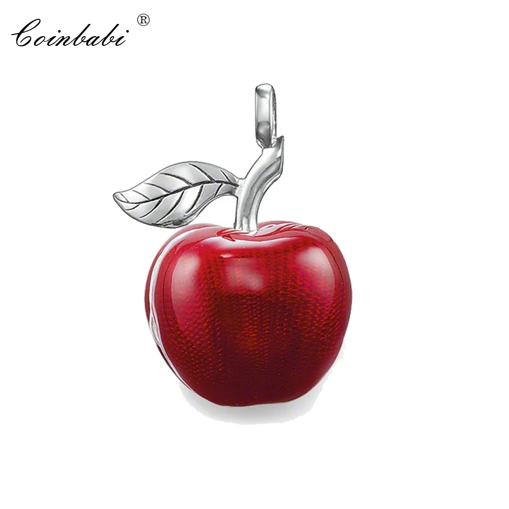 Pendant Locket Soul Apple 925 Sterling Silver For Women Romantic Gift Europe Glam Fashion Jewelry Pendant Fit  Necklace