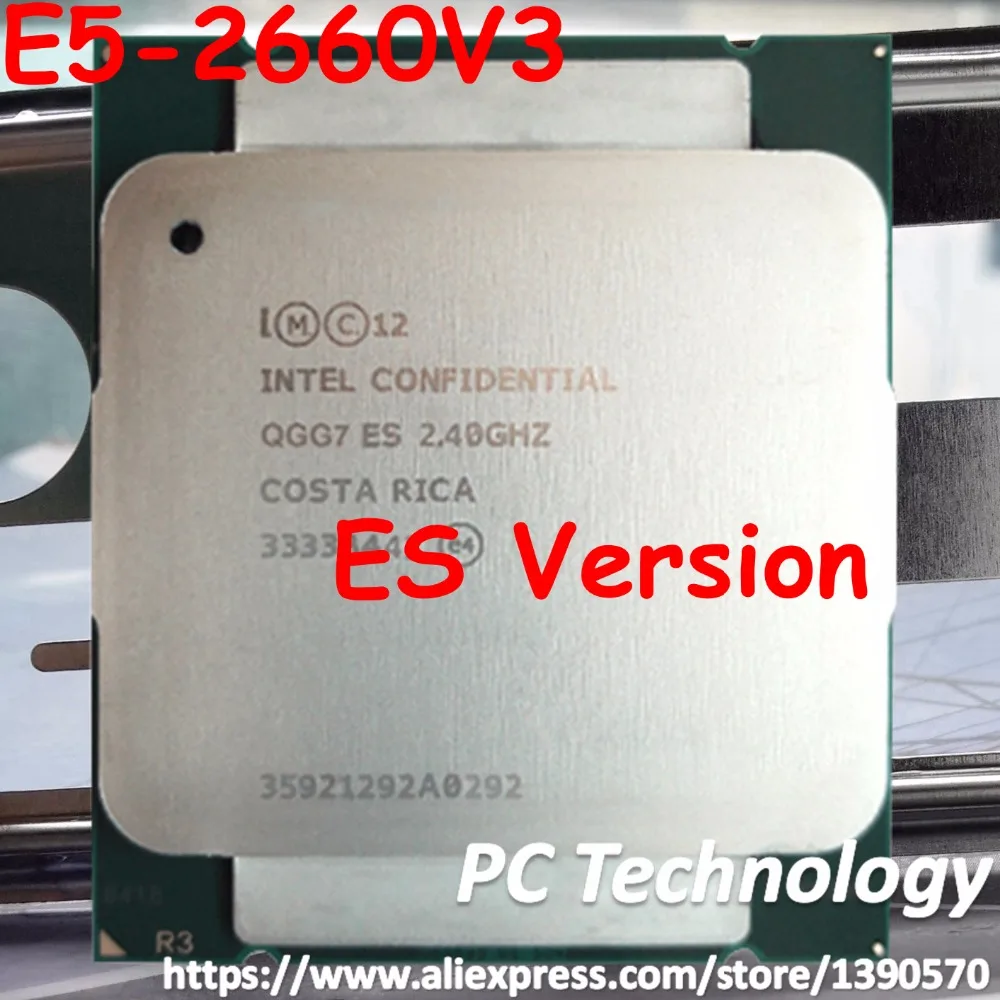 

Процессор Intel Xeon ES версии E5-2660V3 V3 E5-2660 ГГц макс. 2,4 ГГц 25 Мб 10-ядерный E5 2660V3 LGA2011-3 105 Вт