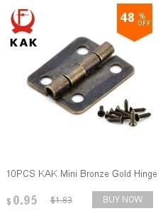 Kak Edelstahl Schrank Scharnier Reparatur platte 4-10 Pack Tür scharnier montiert Platte mit Schrauben Möbel Hardware Zubehör – Detail 9