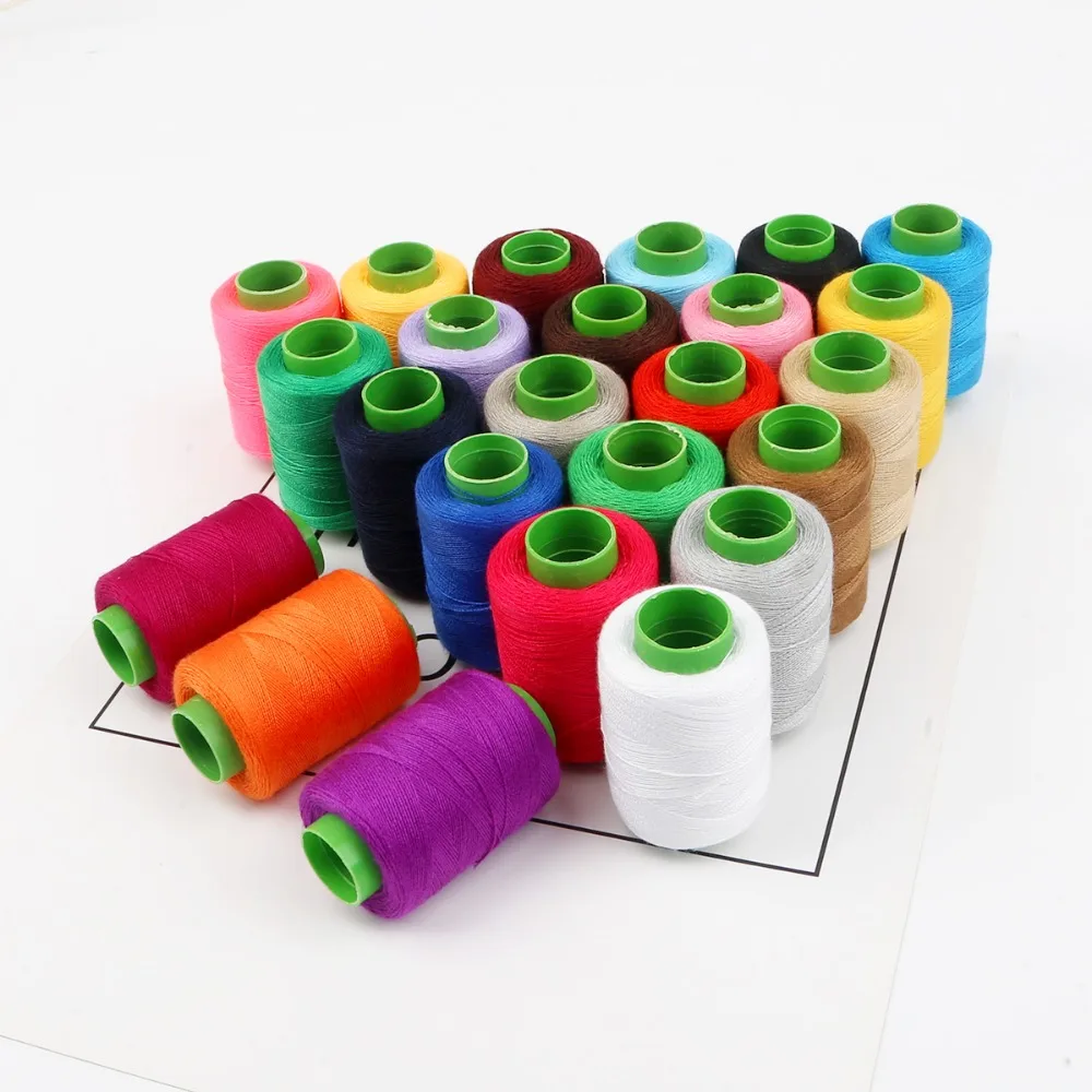 24 Colors 300M High Tenacity Polyester Sewing Threads Machine Embroidery Thread Accessories Sewing Crafts For Sewing