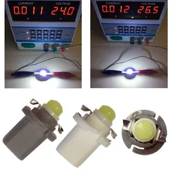 10PCS T5 B8.5 B8.5D Car Auto LED Indiator Gauge Lights Interior Dashboard Dash Side Lamp DC24V Red White Blue instrument Light