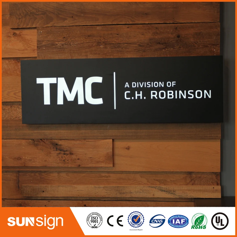 Custom made new style advertising led shop name board 3d lighting