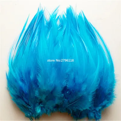 50 PCS Natural Colourful Rooster Feathers Fly Tying Bulk Feathers Christmas Decorations For Home Wedding New Year Cosplay Sale