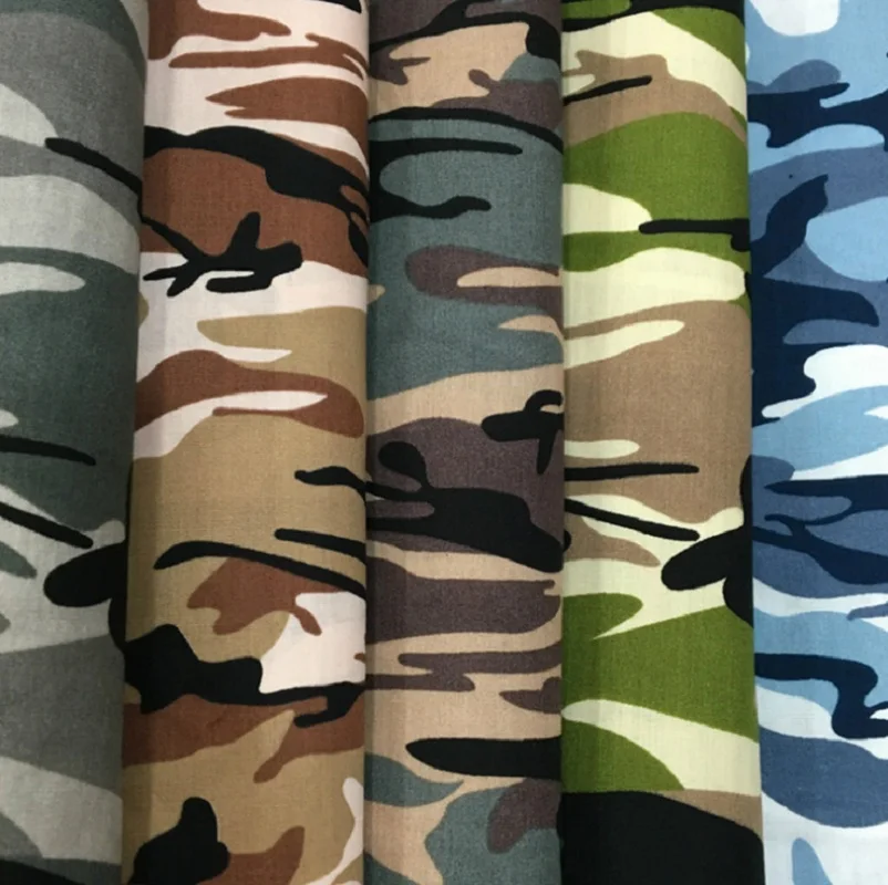 50cm*147cm Camouflage Print Cotton Cloth Camo Cotton Poplin fabric diy sewing toys cap Tissu