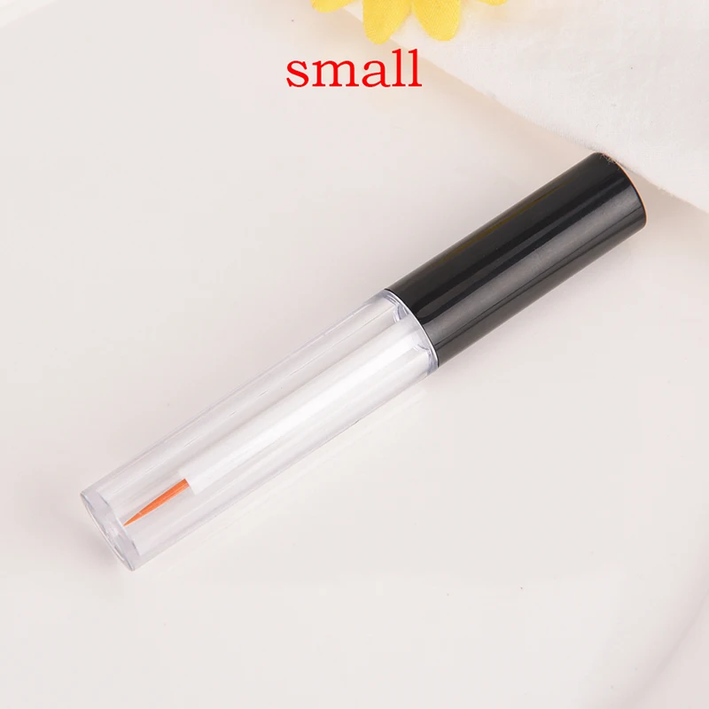 2Colors  Eyelash Bottle Eyeliner Container Make Up Tube 2Sizes Gold Black Empty Liquid Eye Liner Tube Eye Lash Vial