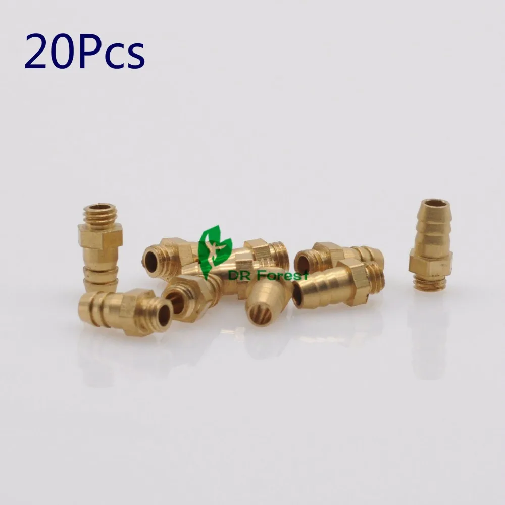 

Brand New 20Pcs Dental Copper Valve Adaptor For Dental Chair 6*4mm