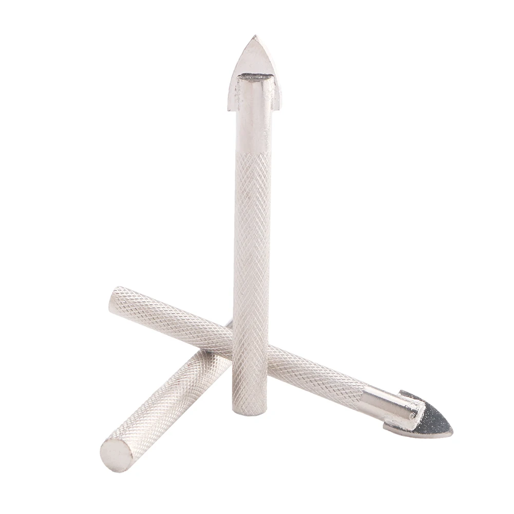 

8/10/12mm Glass Hole Drill Tungsten Carbide Porcelain Triangle Spear Head Mirror Ceramic Marble Tile Glass Drill Bit