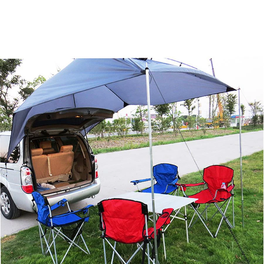 1pcs Portable Outdoor Camping Equipment Waterproof Large Awning Sun Shade Shelter Family Beach Picnic Party Camping Tent Marquee