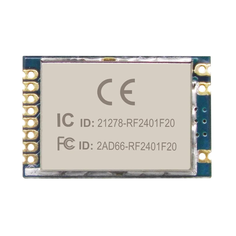 

4sets/lot CE / FCC / IC certified RF2401F20 - 20dBm high sensitivity 2.4GHz nrf24l01+ module 100mW 2.4g nrf24l01 pa lna module