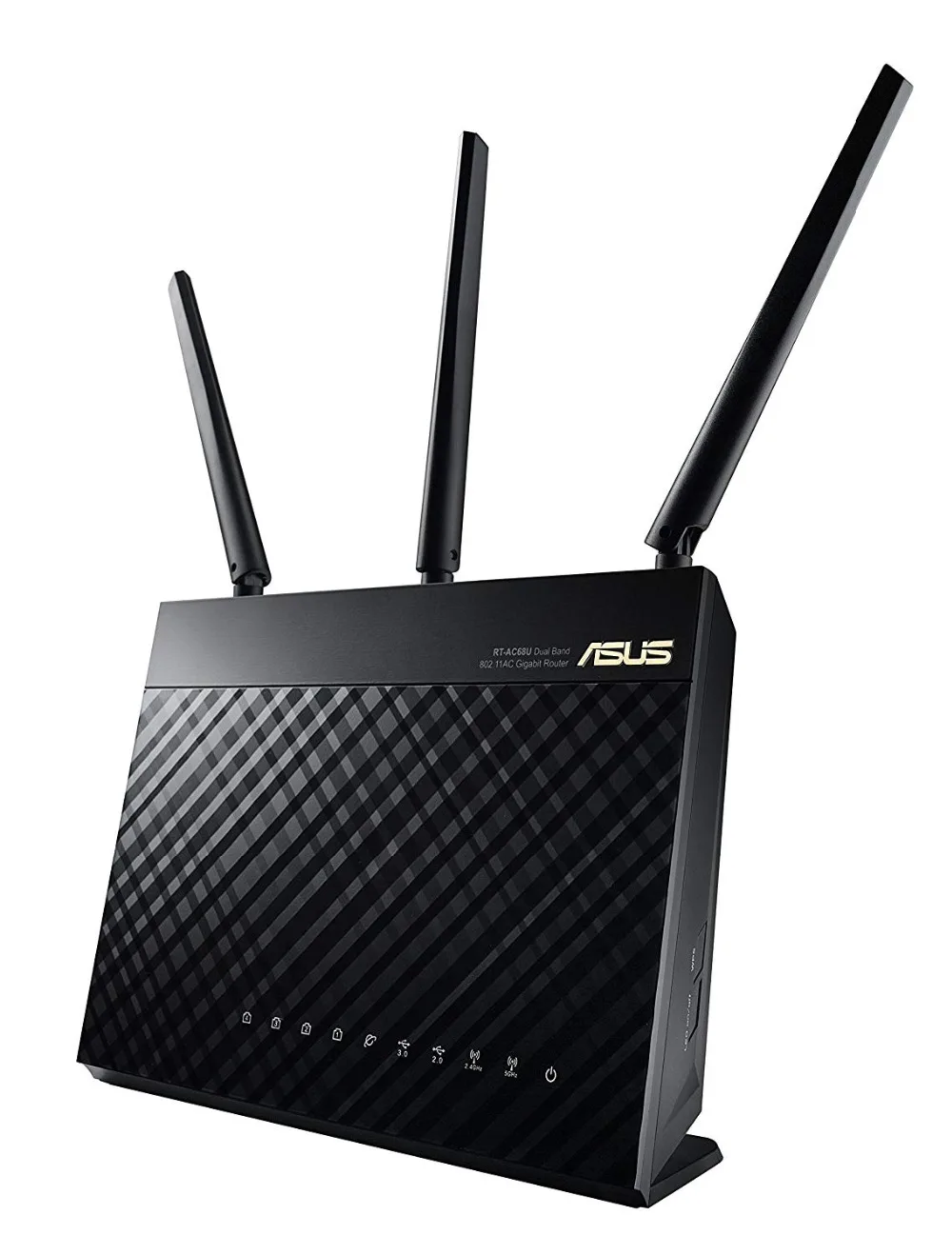 ASUS-Roteador Dual-Band com Sistema Merlin Atualizável, Malha para Casa Inteira, Wi-Fi 5, RT-AC68U, AC1900, 1900Mbps