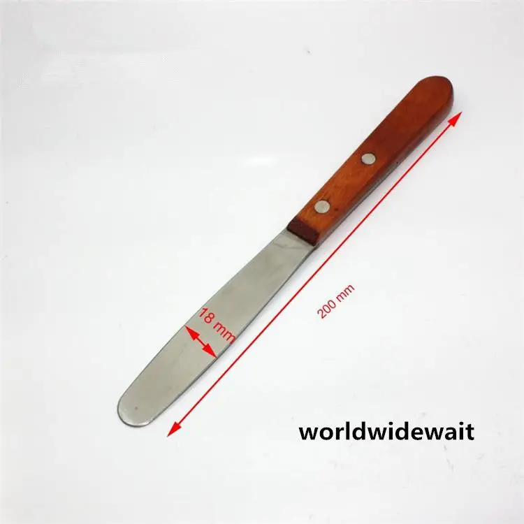 1pc Stainless Steel Mixing Plaster Spatula 1.8cm x 20cm Dental Supplies