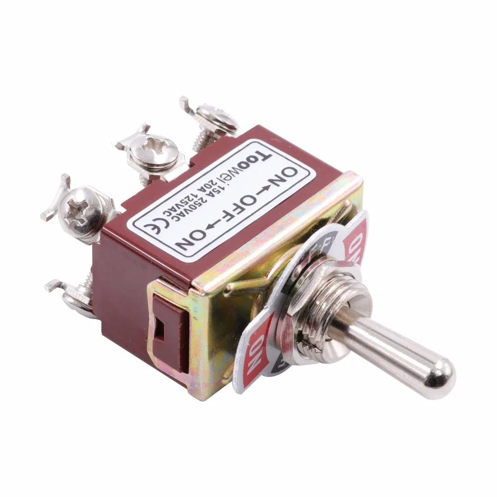Kippschalter SPST DPDT DPST SPDT AUF-AUF AUF-WEG-AUF AUF-OFF AC Power Rocker schalter AC 250V 15A 125V 20A – Detail 25