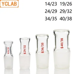 YCLAB-Tapón de vidrio hueco, 14/23, 19/26, 24/29, 29/32, 34/35, equipo estándar de laboratorio químico