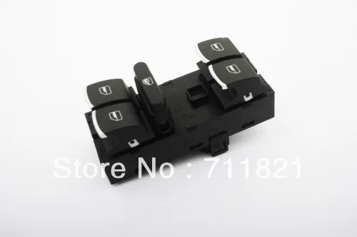 

12 Pins Car Styling Chrome Switch For Electric Windows For Volkswagen For VW Polo 6R