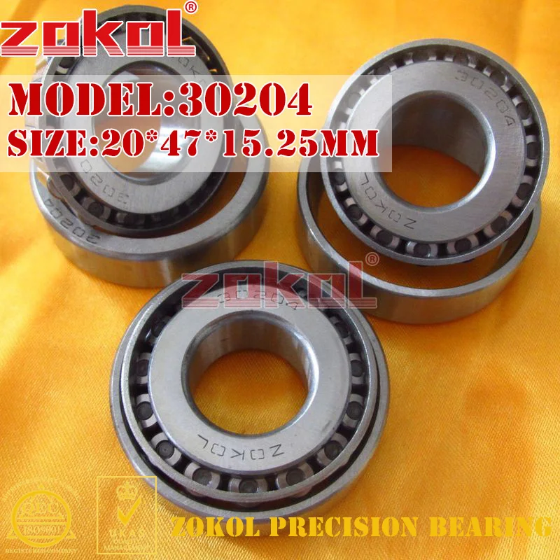 ZOKOL 30204 7204E Tapered Roller Bearing  20*47*15.25mm