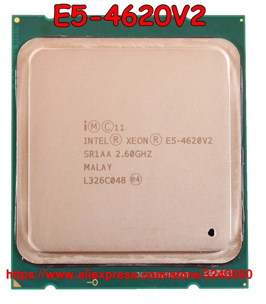 Intel Xeon E5-4620V2 CPU 2.60GHz 8-Core 20M LGA2011 E5 4620V2 E5 4620 V2 processor free shipping E5-4620V2