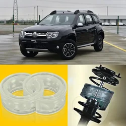 2pcs Power Front /Rear Shock Suspension Cushion Buffer Spring Bumper For Renault Duster 2016