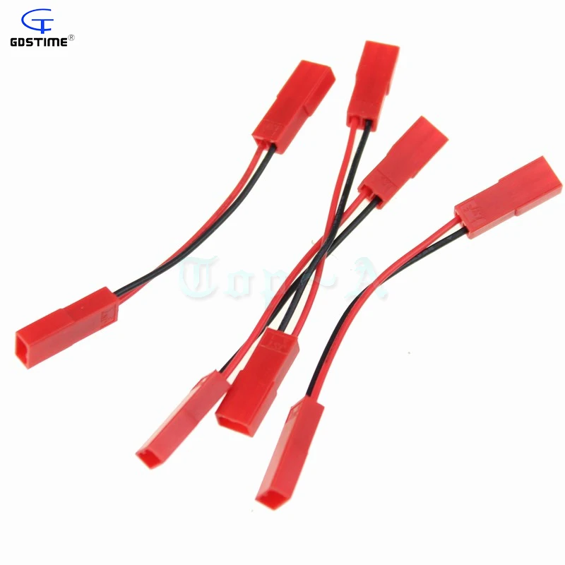 

Gdstime 100 pcs JST Connector Plug Cable Line Female for RC BEC Lipo Battery Wholesale