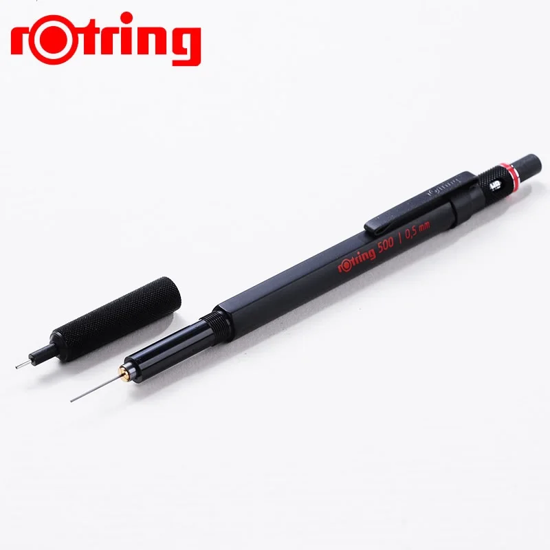 Rotring 500 0.5mm/0.7mm  mechanical pencil plastic pen holder Metal knurling grip automatic pencil  1 piece