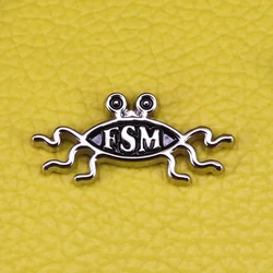 Flying Spaghetti  enamel pin FSM brooch Pastafarian god badge funny Atheist pins religious thought brooches food jewelry