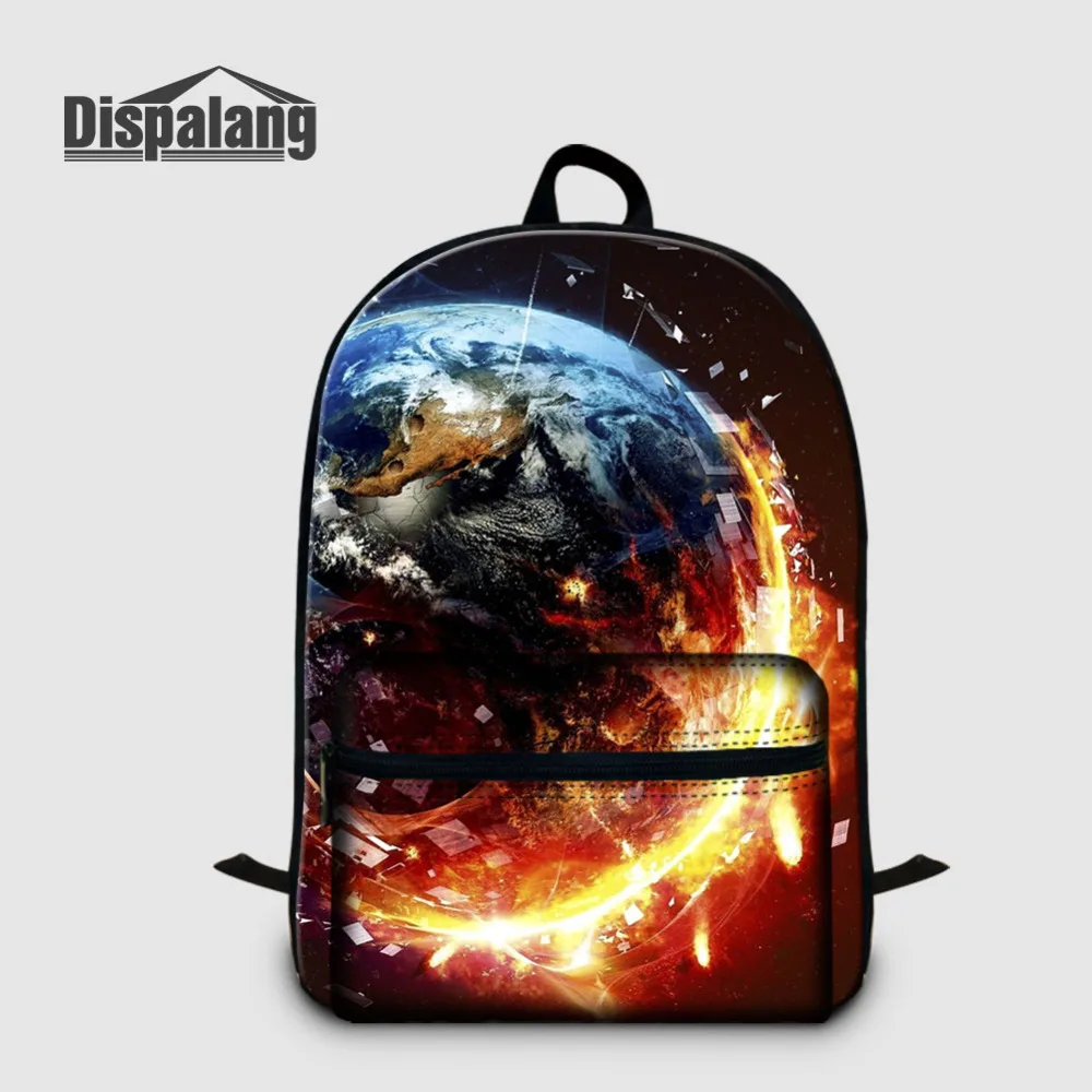 

Dispalang Cotton Laptop Backpack Casual College Bookbag Universe Space Galaxy Star Kids School Bags Daily Travel Backpacks Bag