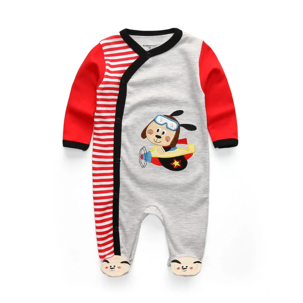 

Kiddiezoom Baby Rompers Baby Clothing Newborn Baby Boy Girl Clothes 100%Cotton Long Sleeve Infant Product