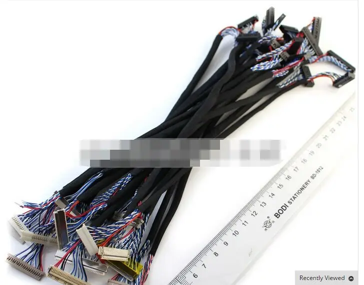 Cabo universal lvds para painel lcd, suporte para 14-26 polegadas envio grátis
