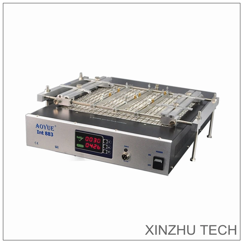 AOYUE INT883 Soldering Station Digital Display 668 PCB Holder IR Table Preheated Reflow Station Heating Plate IC Repair Solder