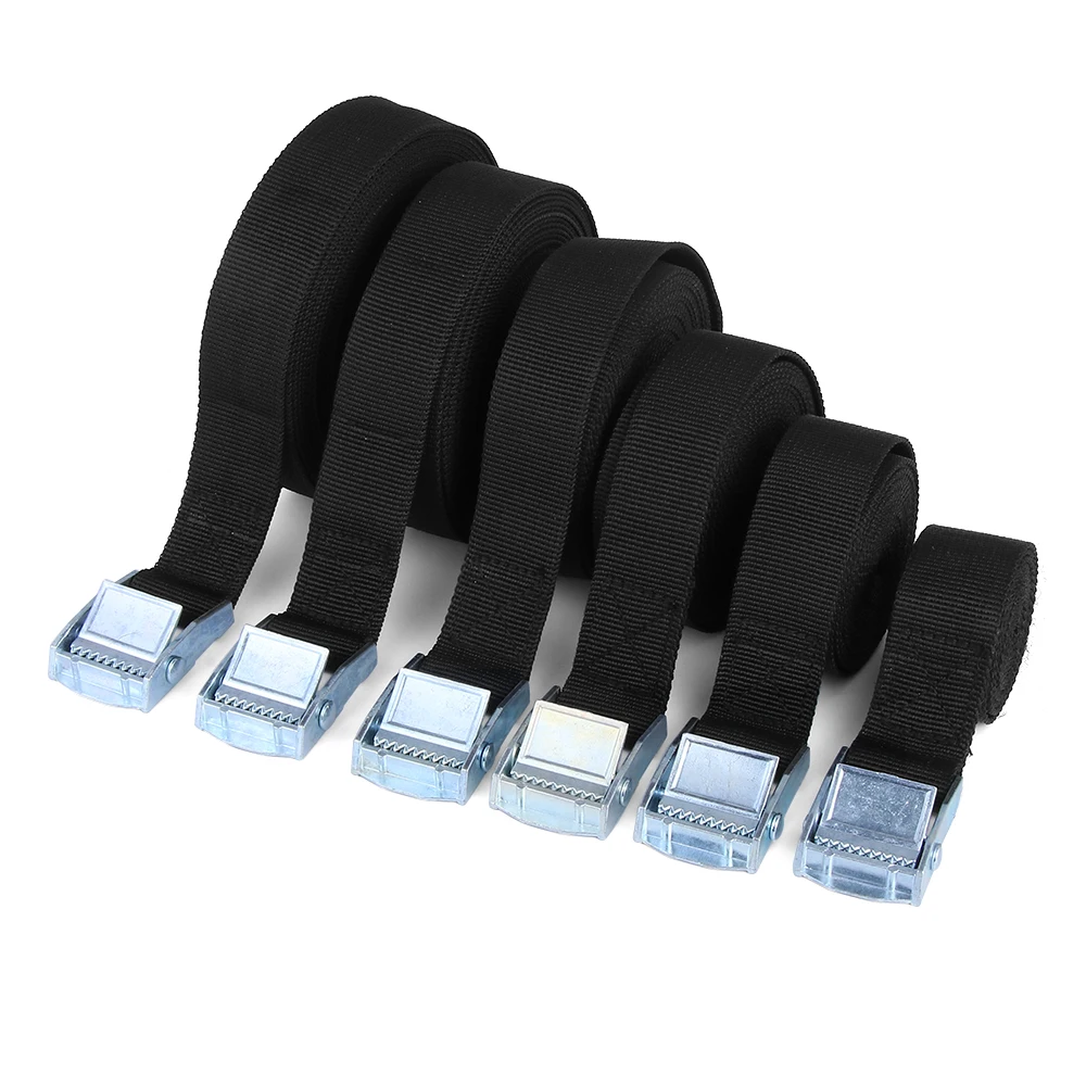 1-6M  Buckle Belt Car Cargo Strap Strong Rratchet Luggage Cargo Lashing Bundling