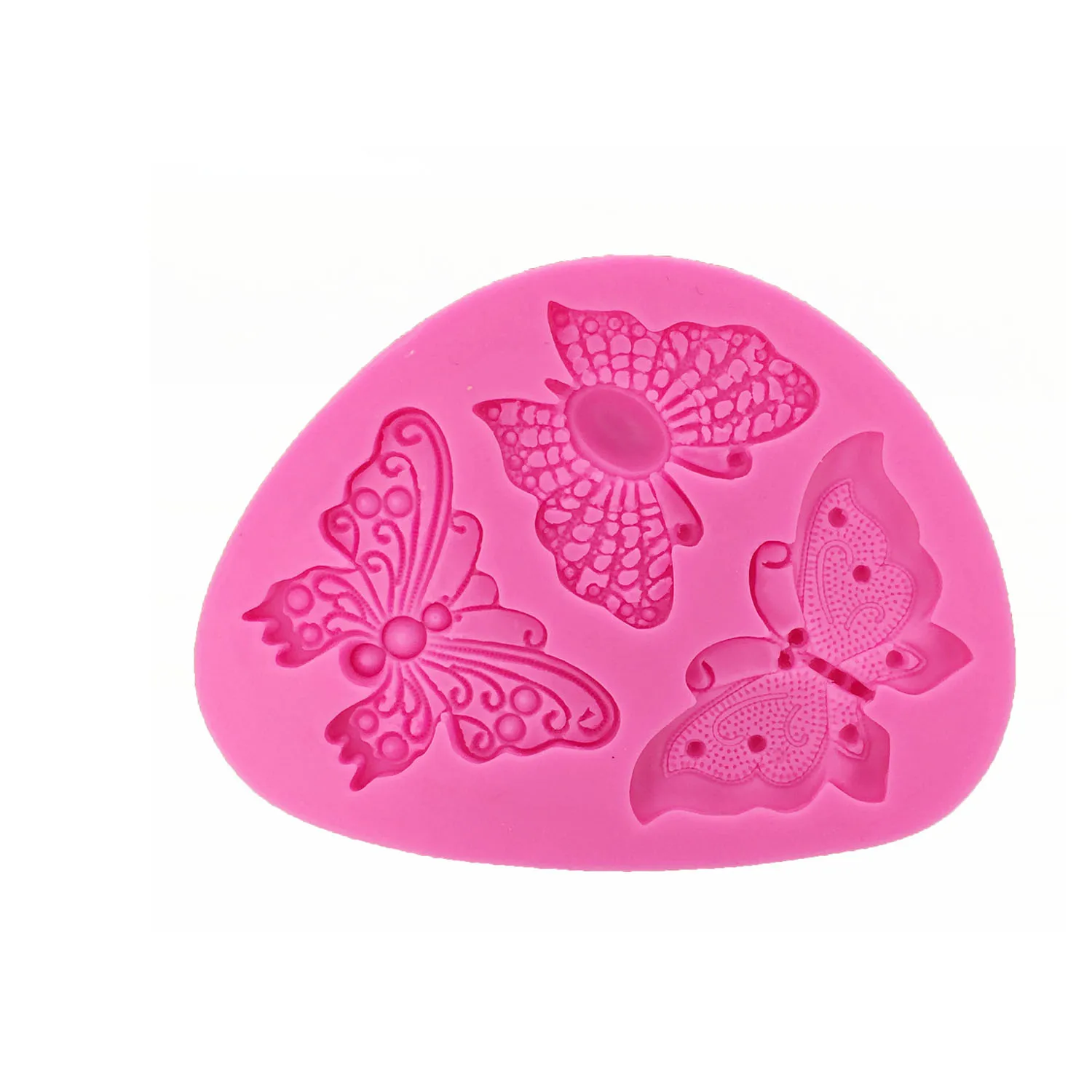 3D Butterfly Shaped Fondant Cake Mold Silicone Mold Soap Mould Bakeware Baking Cooking Tools Sugar T1234