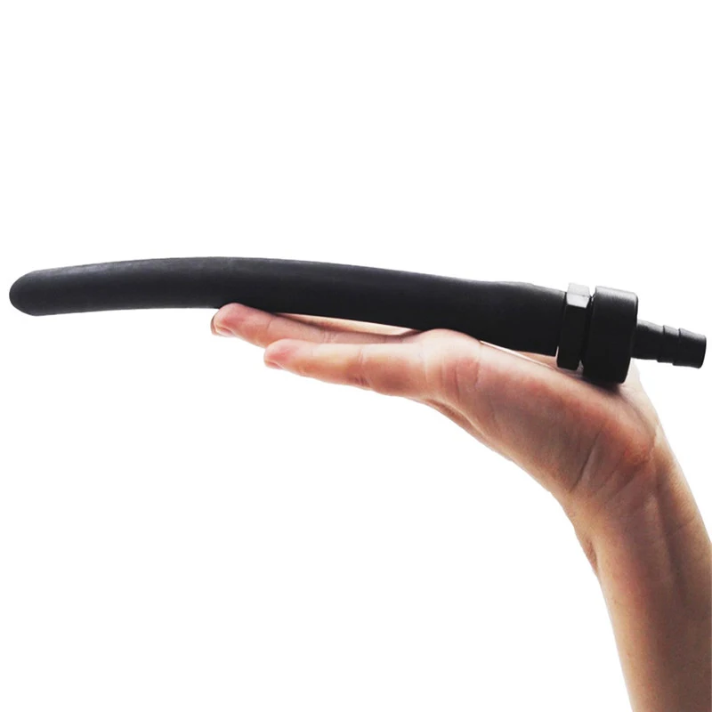 Wetips flexível silicone enema mangueira de chuveiro laado ânus limpador anal douche enema douching girassóis douchette analduscha bidé