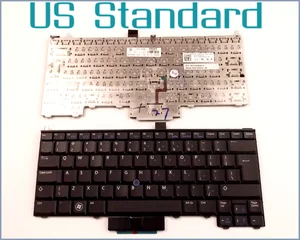 Английская версия клавиатуры для ноутбука Dell Latitude 0C0YTJ P6VGX NSK-DS0BC 01 PK130AW2B00 с заостренным стержнем