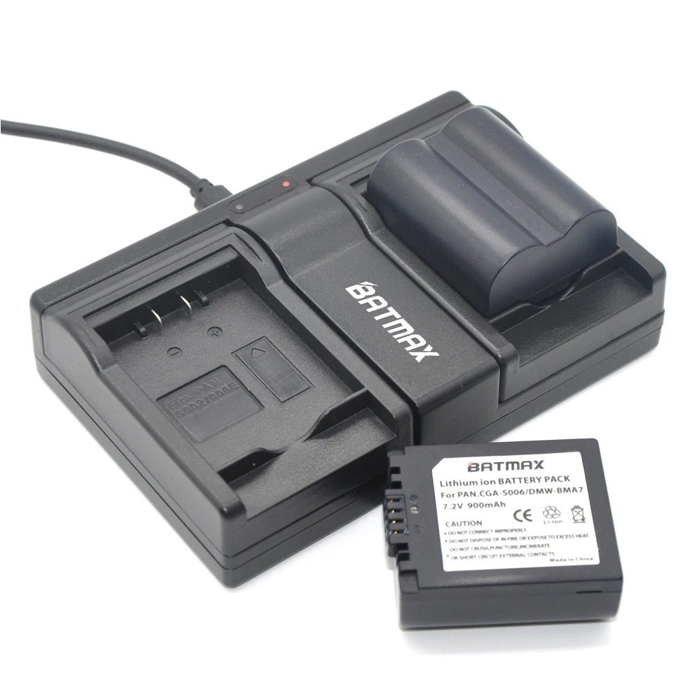 2x CGA-S006 CGR CGA S006E S006 S006A DMW-BMA7 DMW BMA7 Battery+Dual Charger for Panasonic DMC FZ7 FZ8 FZ18 FZ28 FZ30 FZ35 FZ38