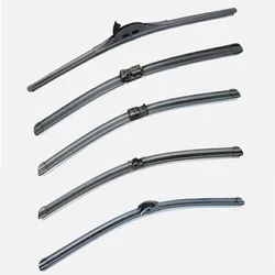 26'' 6mm Silicone Wiper Blade Frameless for Auto Car Bus Windshield Black Wholesale Direct Selling In-Stock Stocked