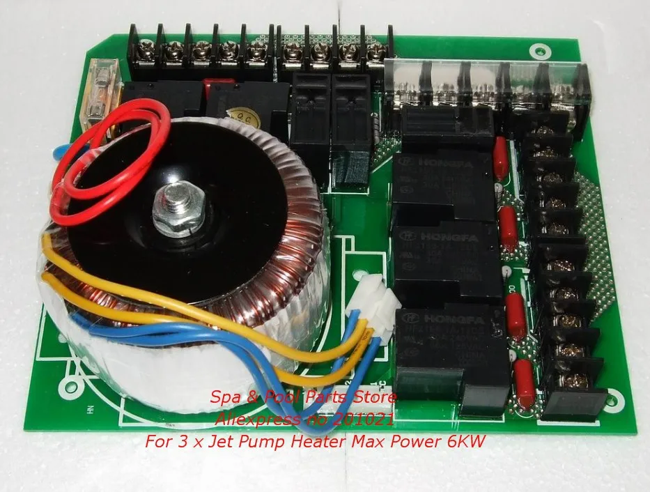 CHINESE ETHNK HOT TUB SPA CONTROL PACK - Main Relay Power Board KL8-2,  KL8-3, TCP8-3 For 3 x Jet pump,Heater Max Power 6kw