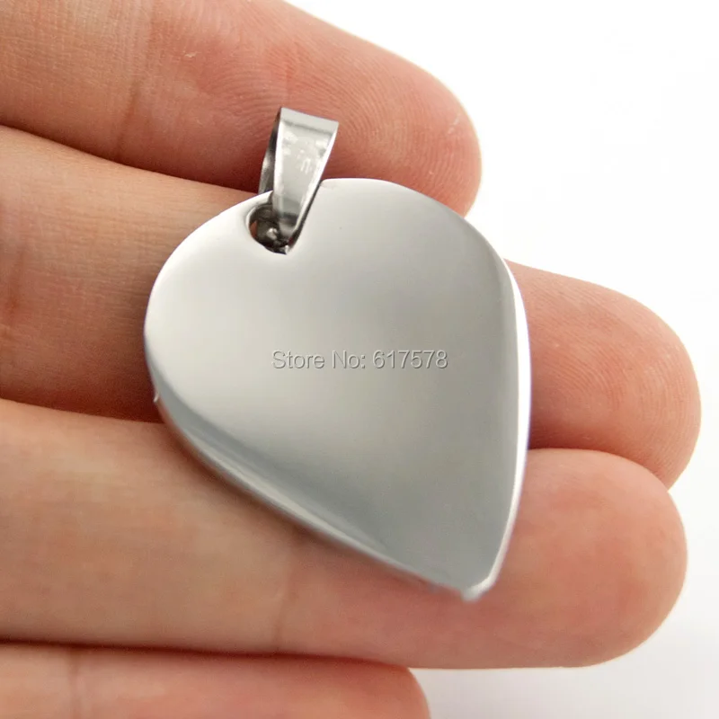 

Risul stainless steel hanging plectrum charms guitar pick Pendant both sides mirror polished shiny jewelry wholesale 50pcs