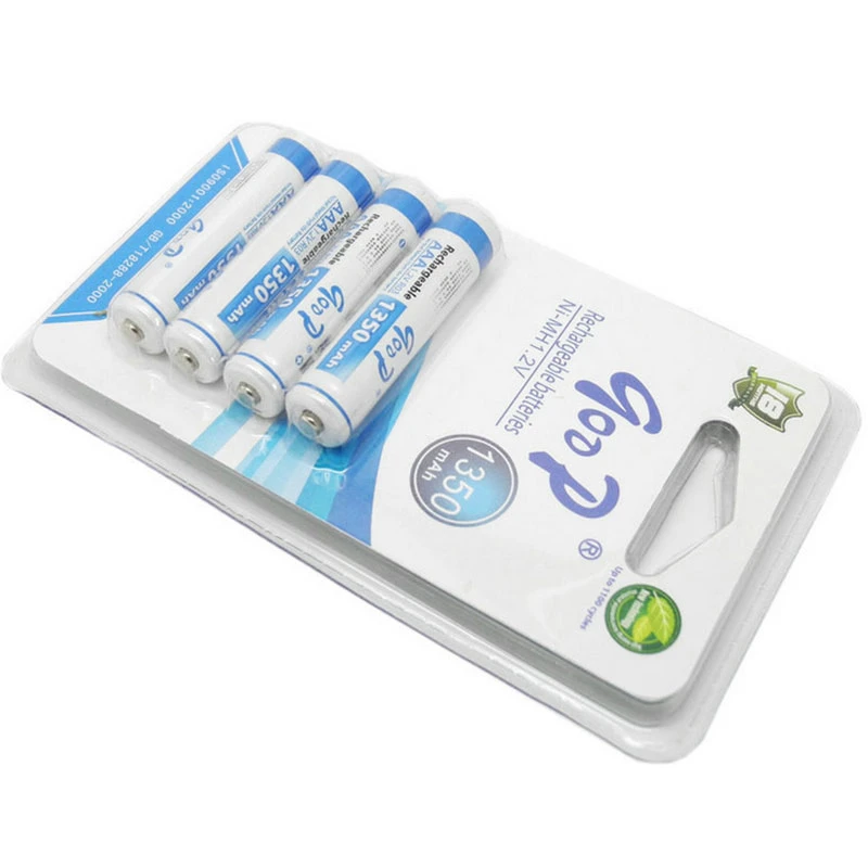 4 cái/lốc AAA 1350 mAh 1.2 V Ni-Mh Pin Sạc Recarregavel cho Đồ Chơi Máy Ảnh Led Flashlight Vận Chuyển Miễn Phí
