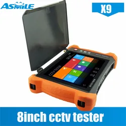 2018 manufacture all in one CCTV tester TVI 8MP, CVI 8MP, AHD 5MP/HD SDI/EX-SDI cctv tester monitor with RJ45 TDR Cable Test