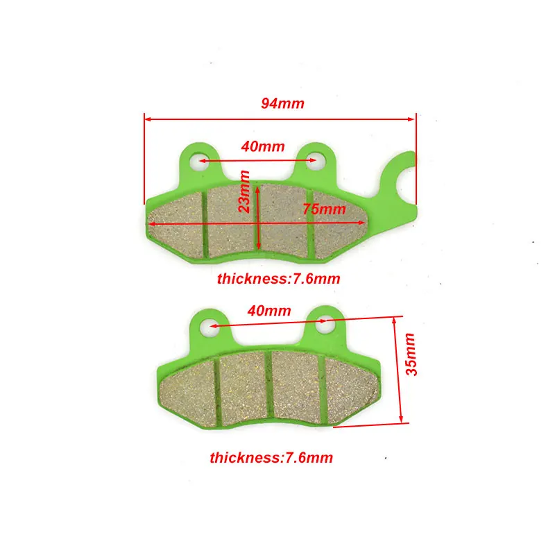 Motorcycle Brake Disks Pads For HONDA Rebel CA250 QIANJIANG QJ125-6A QJ250-3 QJ250-H QJ250-L regal-raptor DD250