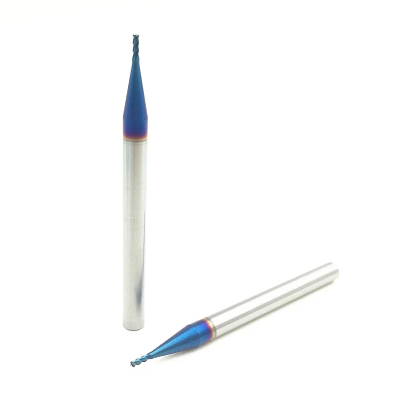 HRC65 4F fresa para fresado cortador de aleación de revestimiento de tungsteno herramienta de acero Cnc Maching fresadora superior Kit de fresadora herramientas