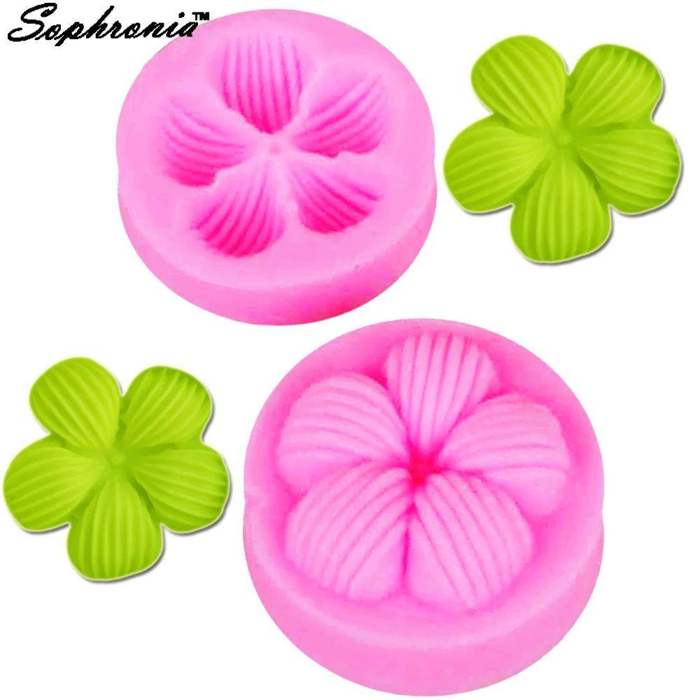 Plum Flower Petal Silicone Molds Crafts For Chocolate Candy Jelly Moulds Baking Pastry Home and Kitchen Baking Accessories