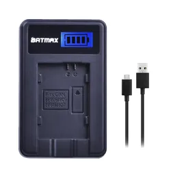 1pc BP-828 BP 828 BP828 LCD Display USB Battery Charger for Canon VIXIA GX10 HFS30 HF20 HG20 G30 G40 XA20 XA25 HFM300