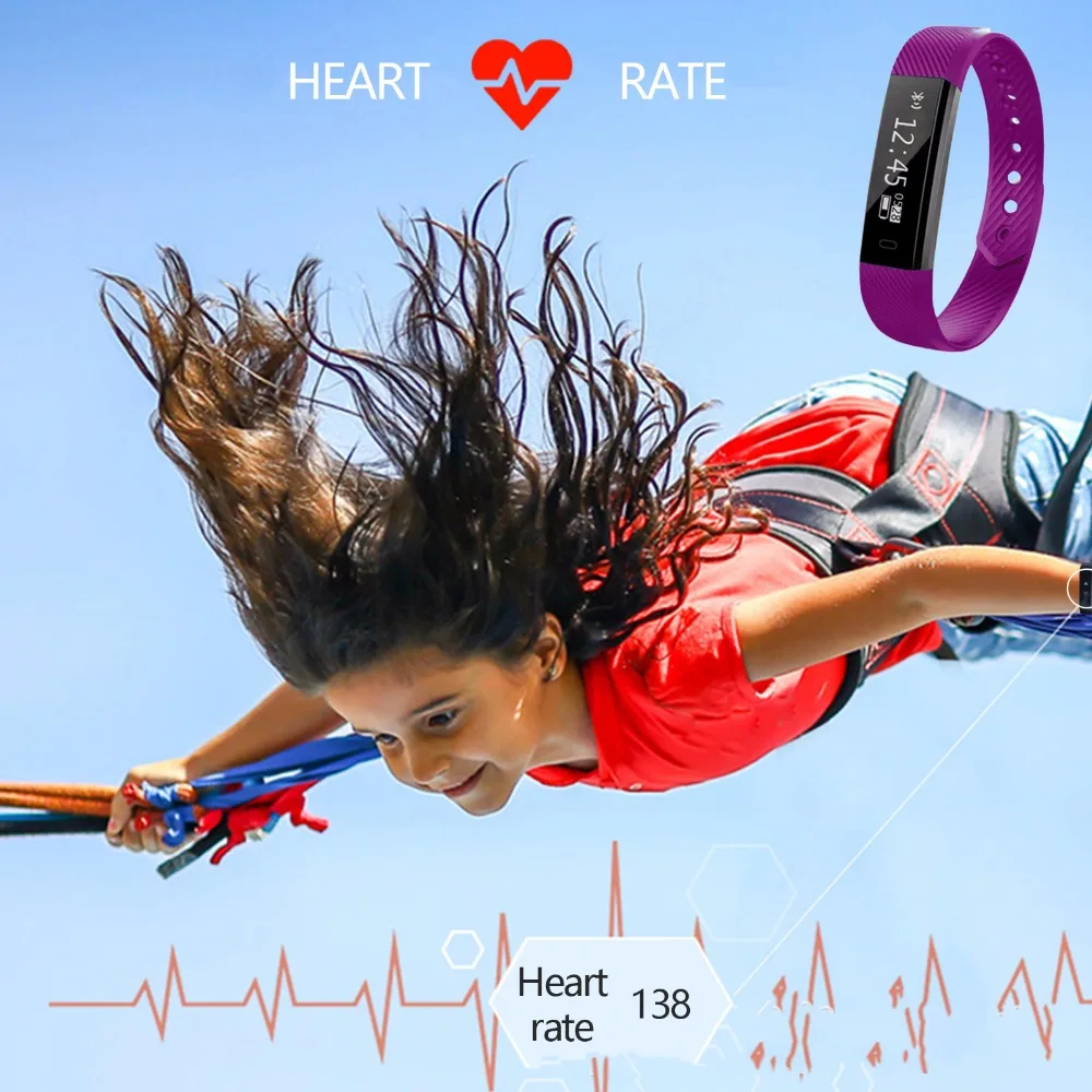 Smart Wrist Band Bracelet Waterproof For Men Women Boys Girls For Samsung iPhone Motorola Huawei Alcatel LG HTC