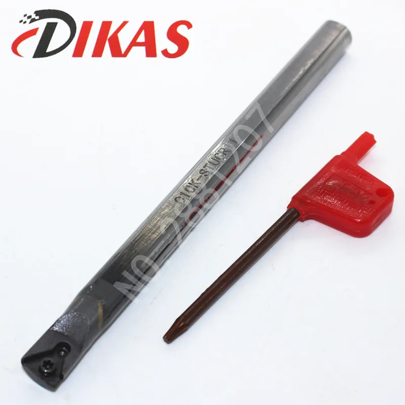 Dikas C10K-STUCR11 solid carbide turning tool holder. Anti-vibration turning shank CNC lathe. holder for TCMT1102