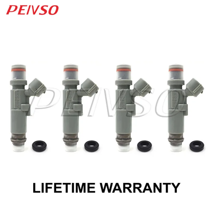 PEIVSO 4pcs 23250-46070 23209-46070 Fuel Injector For TOYOTA JP MARK 2 CHASER CRESTA 96~01 SOARER 91~00 CROWN 99~07 2.5L 1JZGE